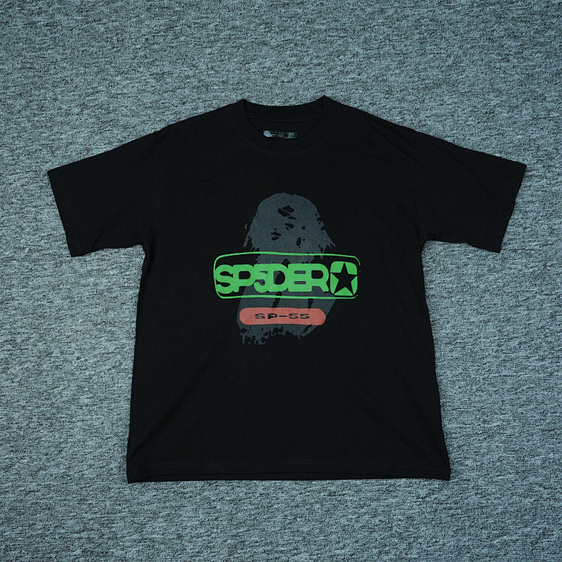 Sp5Der Oversized Reunion Tee Black