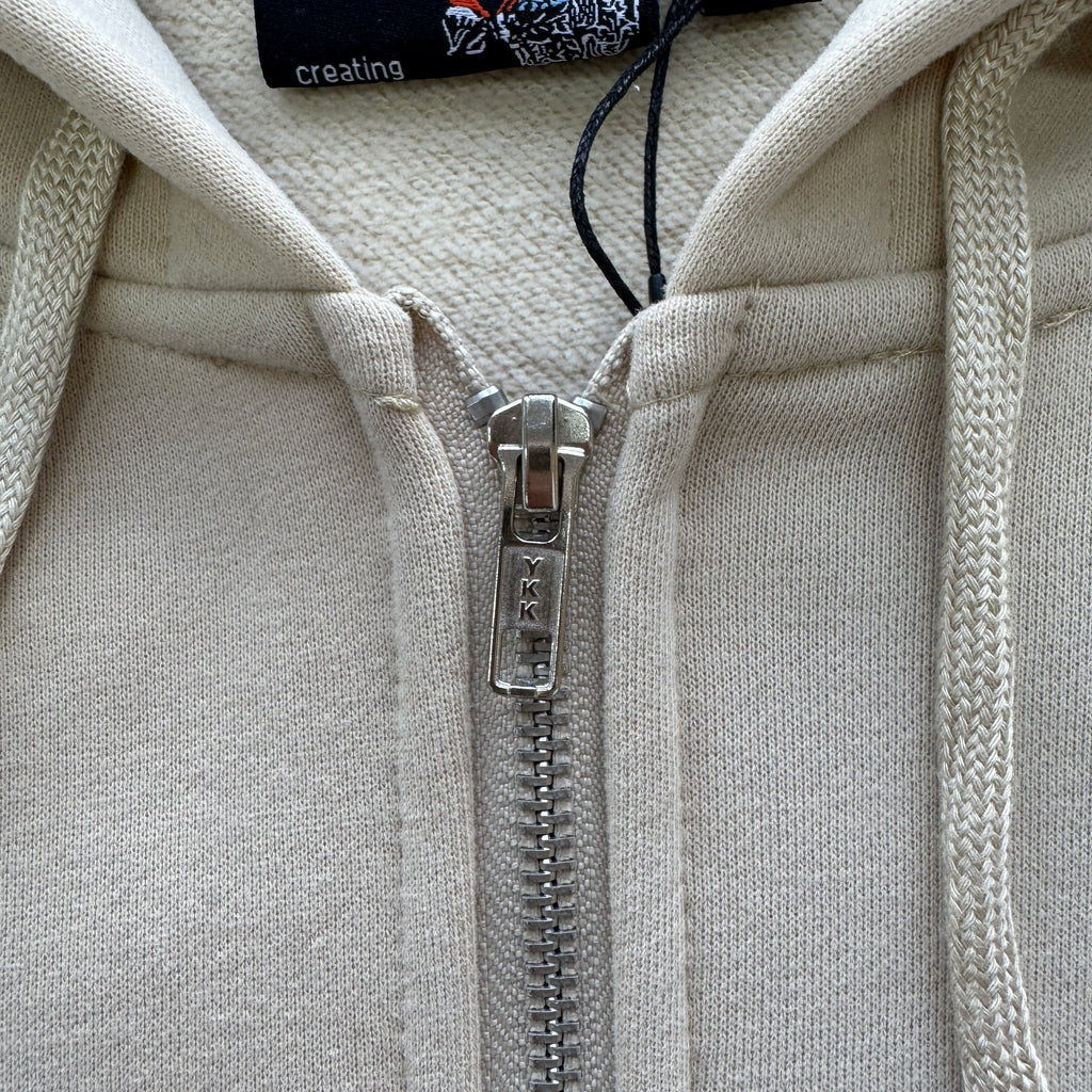 Derschutze Western Zip Up - Beige