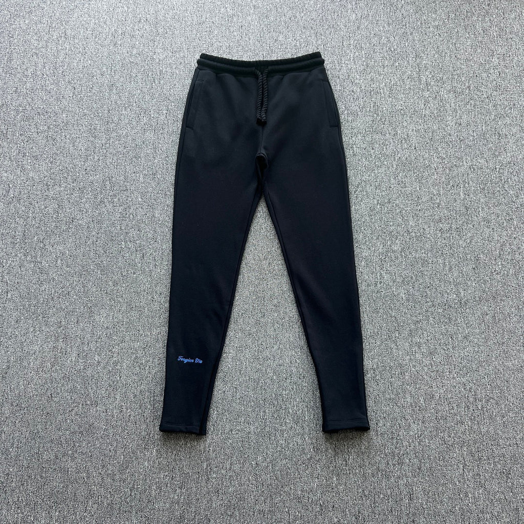 Hoodie Set Black Blue