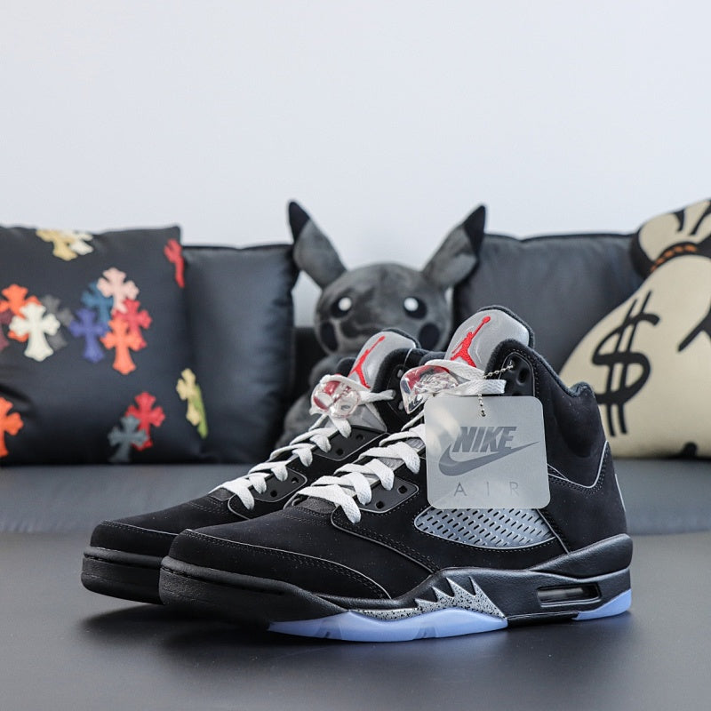 Air Jordan 5 Retro Black Metallic Silver