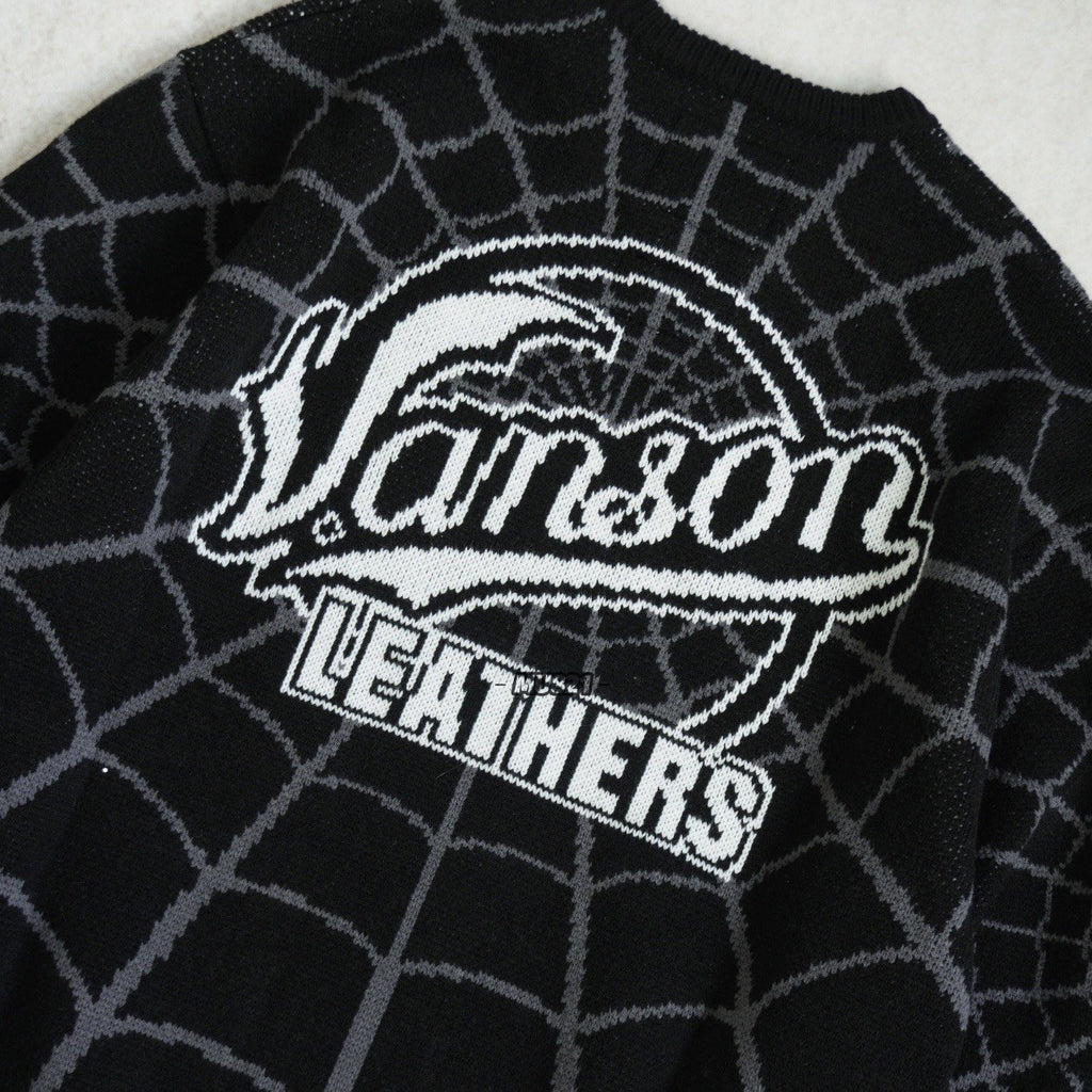 Supreme Vanson Spider Web Crewneck Sweater