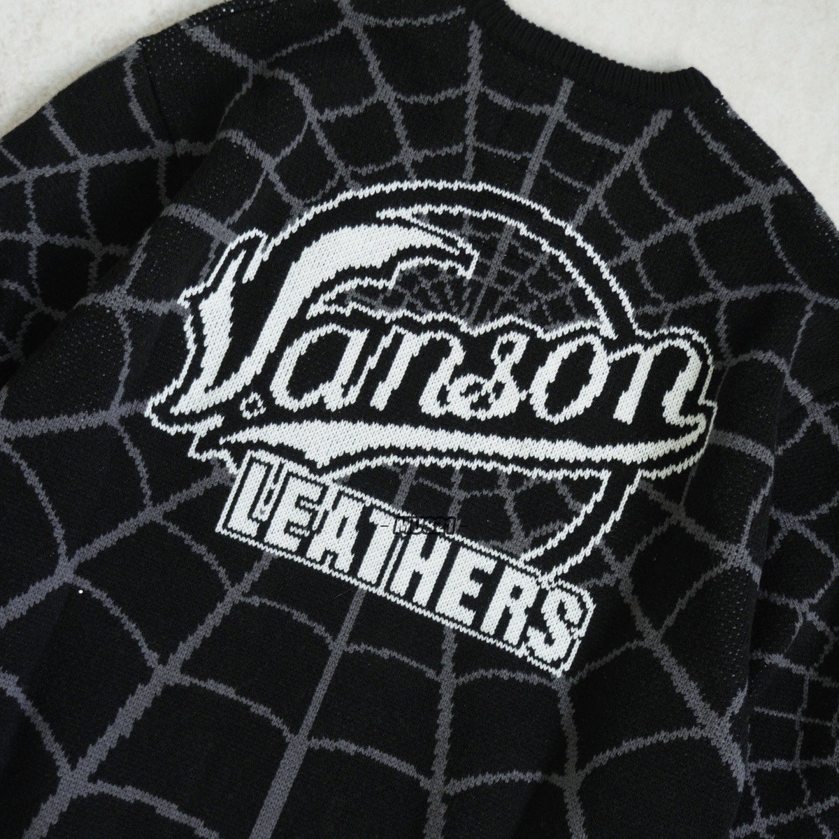 Supreme Vanson Spider Web Crewneck Sweater