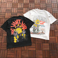 Black White Graphic Vintage T-Shirt