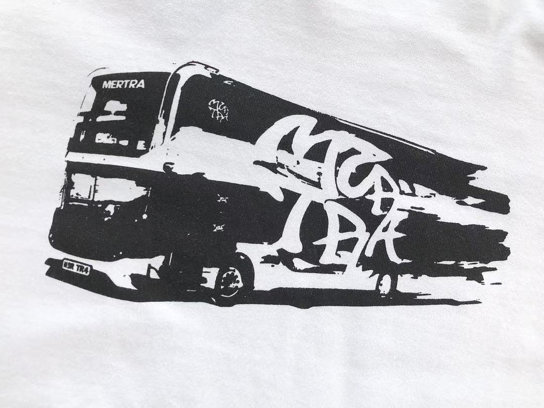 White Graphic Martine Rose T-Shirt