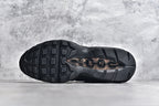 Black and Bronze Air Cushion Athletic Sneaker