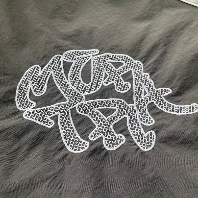 Mertra Layered Mesh Jersey - Dark Grey