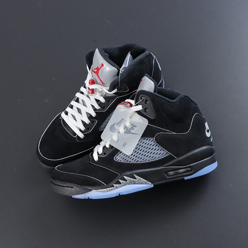 Air Jordan 5 Retro Black Metallic Silver