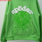 Sp5Der Web Hoodie Slime Green