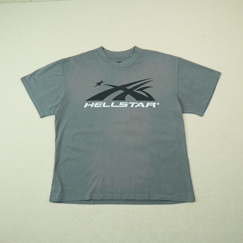 Hellstar Sport Logo T-Shirt Grey