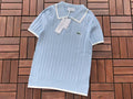 Lacoste Women's Ribbed Knit Polo Shirt