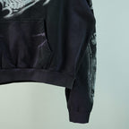 Hellstar Airbrushed Skull Hoodie Black