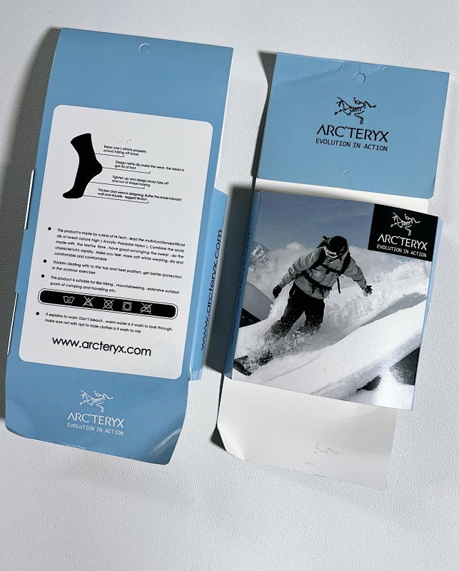 Arc'teryx Ski Socks 3-Pack - Gray/Green/Charcoal