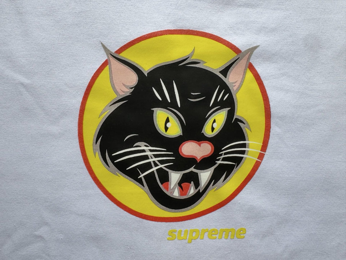 Supreme Black Cat Graphic T-Shirt