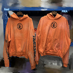 Hellstar Fire Orange Hoodie Orange Dye