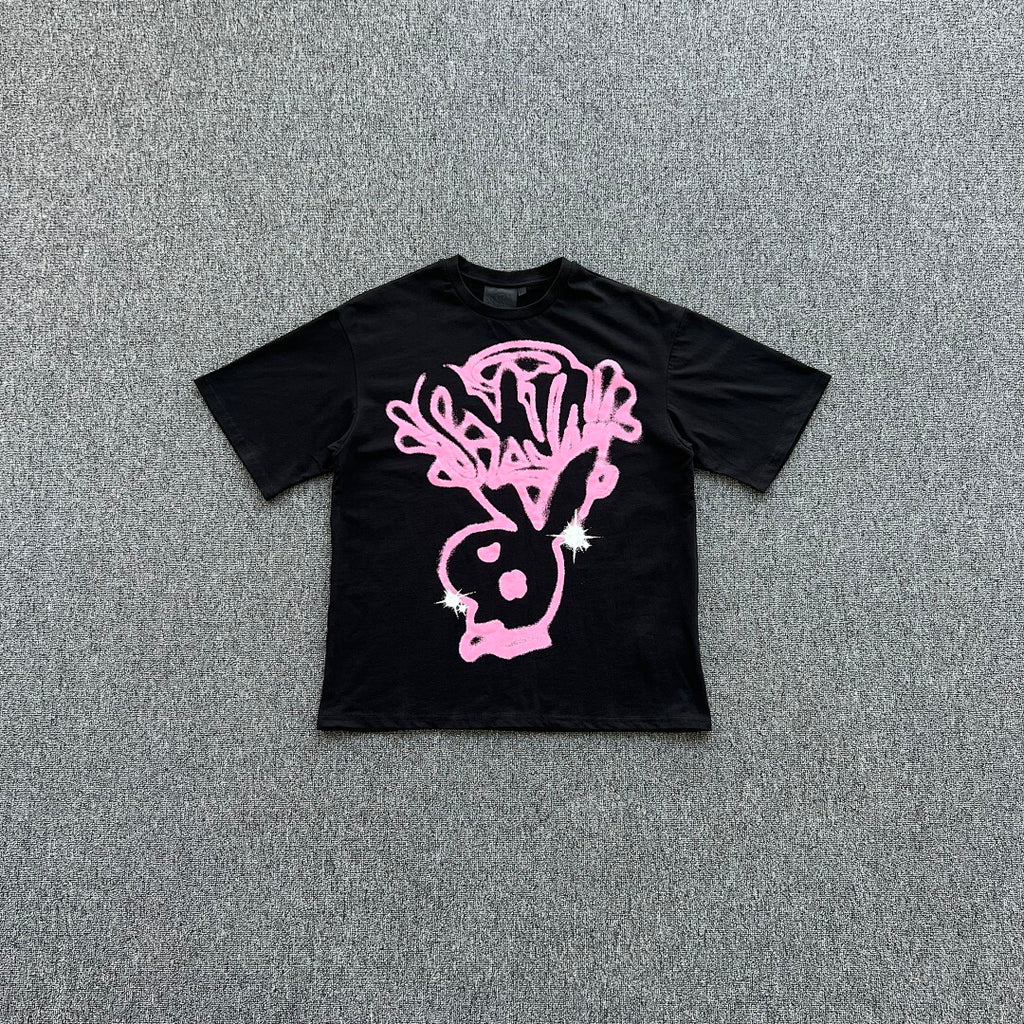 Graphic Tee Black Pink