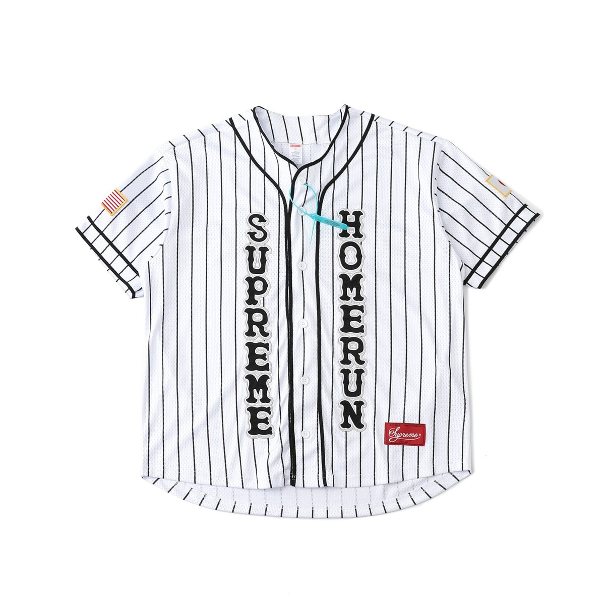 Supreme Berry Text Baseball Jersey