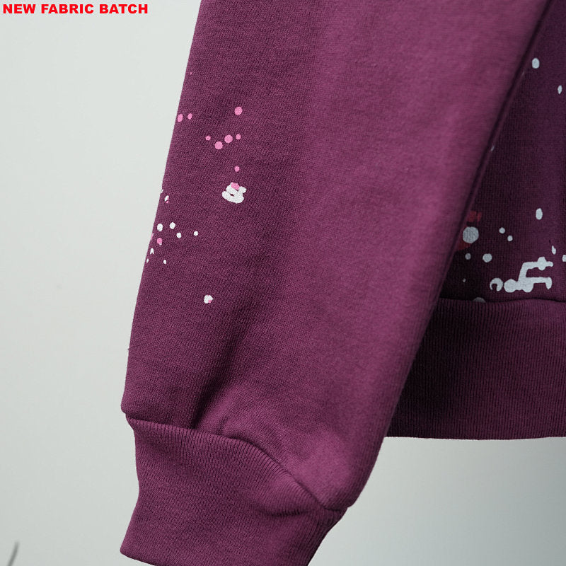 Sp5Der Nocturnal Highway Hoodie Dark Purple