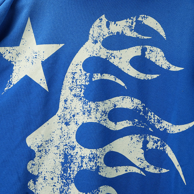 Hellstar Blue Yoga Hoodie