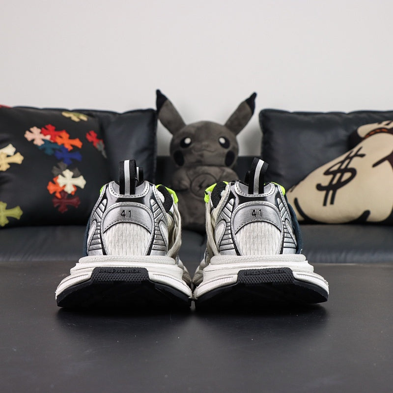 Balenciaga Track Sneaker - Silver/Navy/Yellow