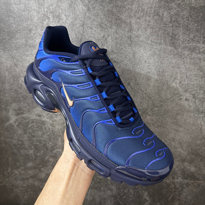 Nike Air Max Plus - Obsidian/Gold Suede Navy Blue/Royal Blue