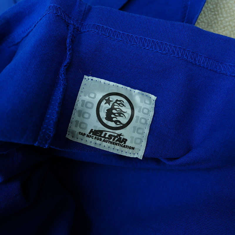 Hellstar Warm Up T-Shirt Blue