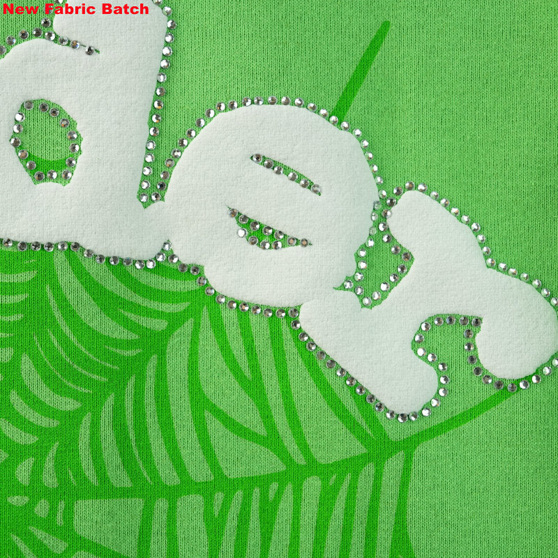 Sp5Der Web Hoodie Slime Green