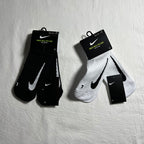 Nike Multiplier No Show Socks - Black/White
