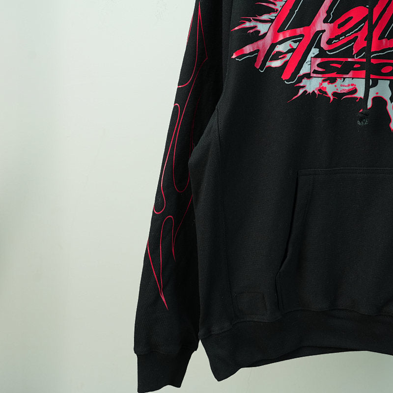 Hellstar Sports Future Flame Hoodie Black