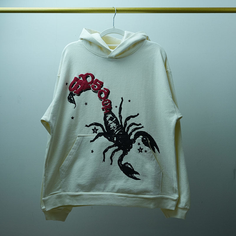 MTS X SP5DER Scorpion Hoodie Cream