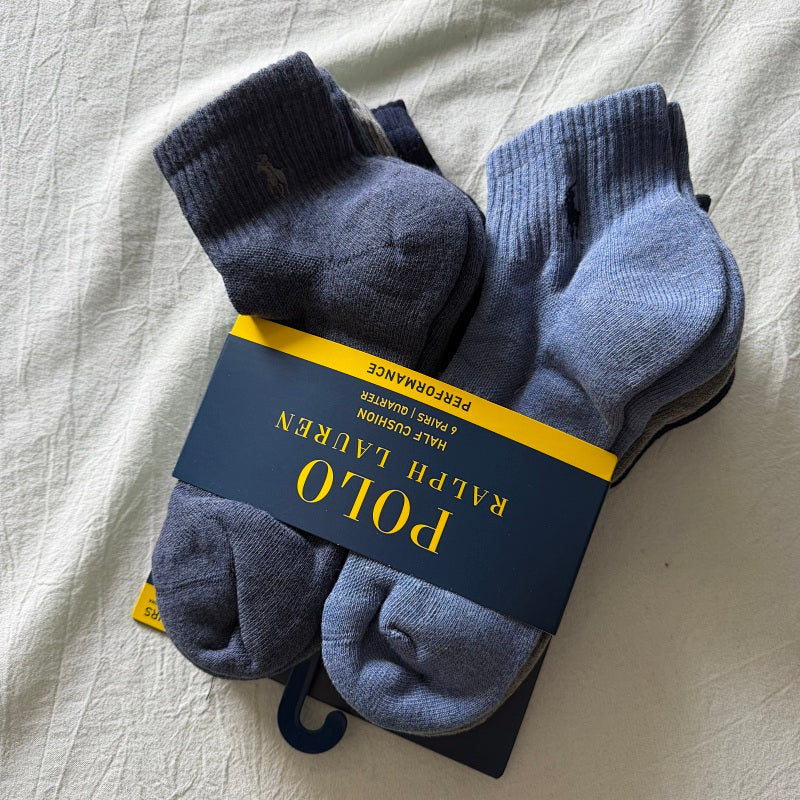 Polo Ralph Lauren Crew Socks 6-Pack