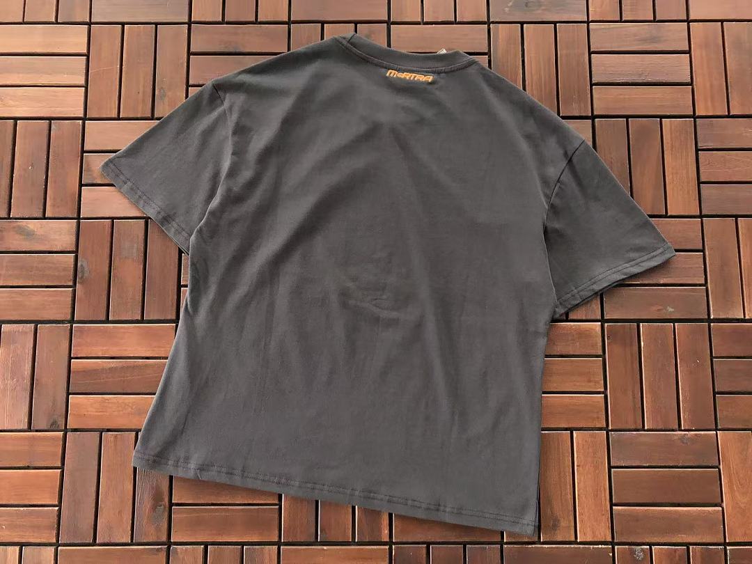 Grey Gradient Logo Patta T-Shirt