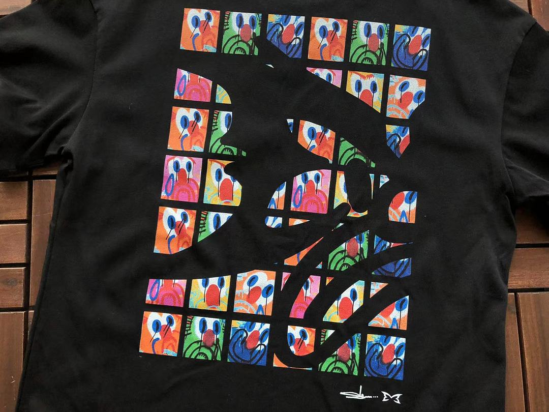 Black Grid Graphic Martine Rose T-Shirt