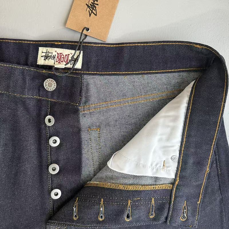 Stussy Denim Shorts - Wash Water Black Label