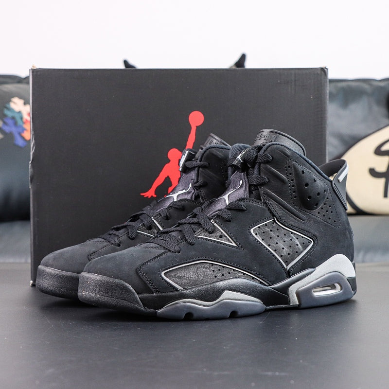 Nike Air Jordan 6 Retro - Black/Metallic Silver