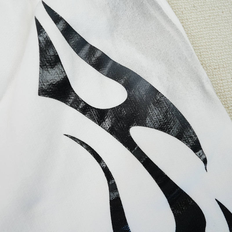 Hellstar Flame Shorts White