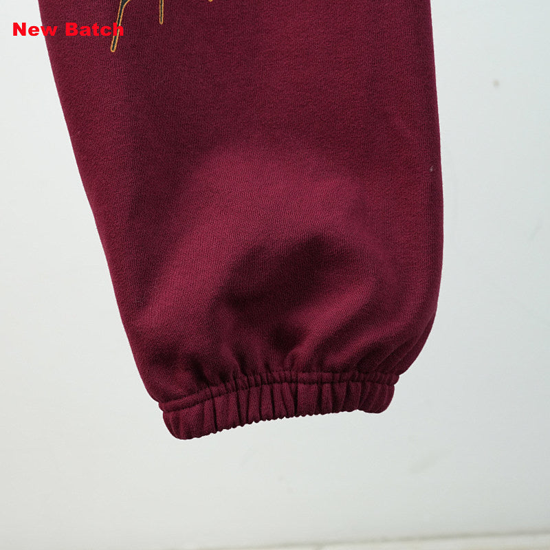 Sp5Der Logo Sweatpant Maroon