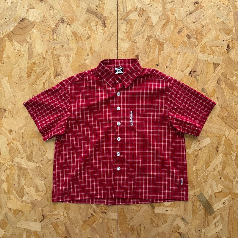 Mertra Plaid Shirt - Red
