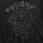 Sp5der Phantom Web Hoodie Black