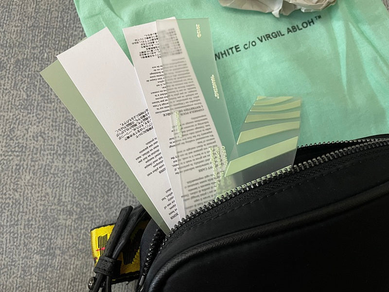 Off-White Crossbody Bag - Black/Yellow