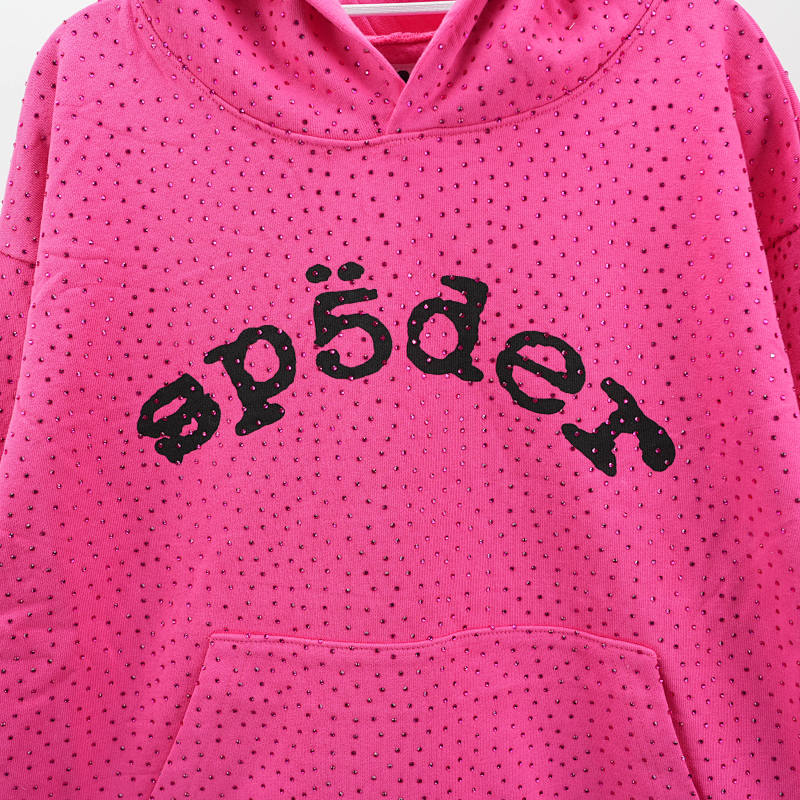 Sp5Der Vvs Hoodie Pink
