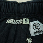 Hellstar Sports Flame Shorts Black