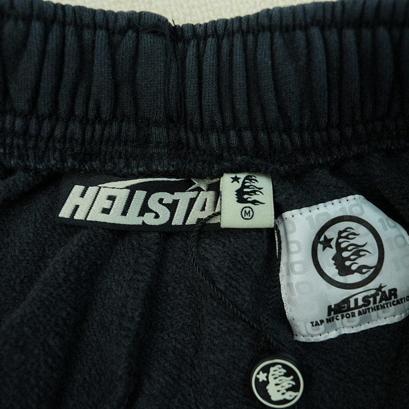 Hellstar Sports Flame Shorts Black