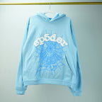 Sp5der Web Hoodie Sky Blue