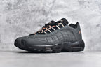 Black and Bronze Air Cushion Athletic Sneaker