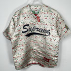 Supreme Floral Baseball Button-Up Shirt
