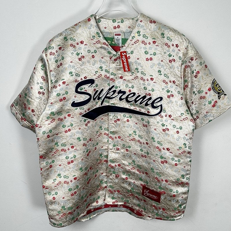 Supreme Floral Baseball Button-Up Shirt