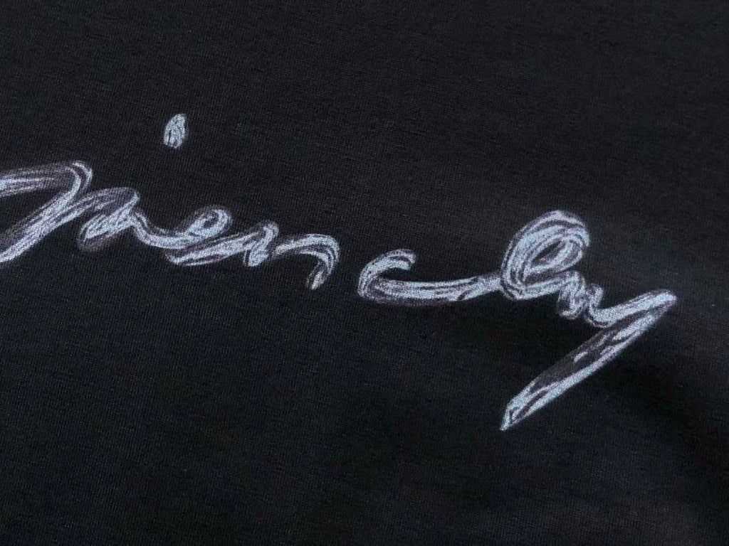 Black Script Logo Givenchy T-Shirt