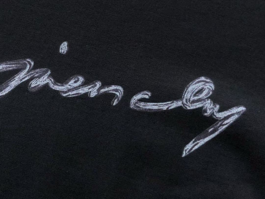 Black Script Logo Givenchy T-Shirt