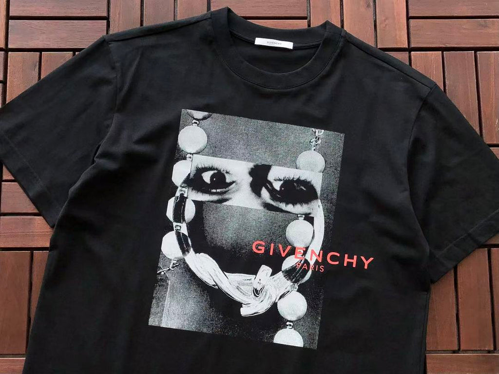 Black Photo Graphic Givenchy T-Shirt