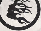 White Circle Flame Graphic Hellstar T-Shirt
